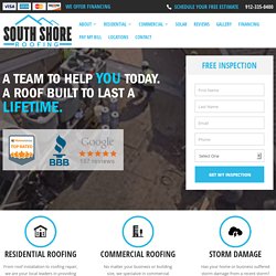 #1 Roofing Company Savannah GA - Lifetime Warranty - South Shore Roofing