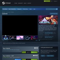 Save 50% on Celeste on Steam