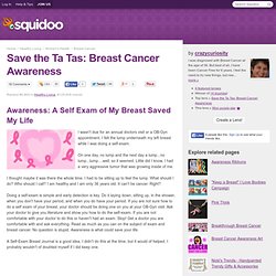 Save the Ta Tas: Breast Cancer Awareness