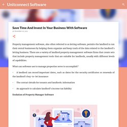 Save Time And Invest In Your Business With Software