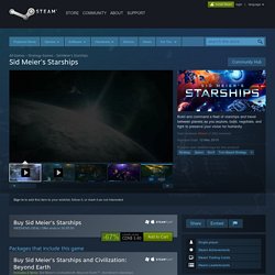 Pre-purchase Sid Meier's Starships on Steam