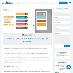 How To Save Your App Venture From Failure