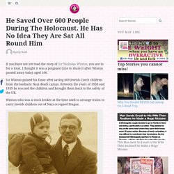 He Saved Over 600 People During The Holocaust. He Has No Idea They Are Sat All Round Him - Aunty Acid Blog