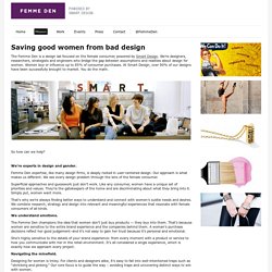 Saving good women from bad design « Femme Den