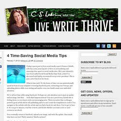 4 Time-Saving Social Media Tips