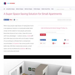 A Super Space Saving Solution for Small Apartments