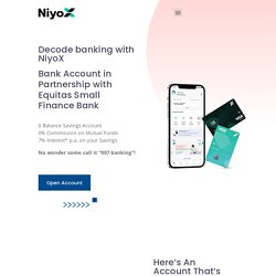 NiyoX - Online Savings Account