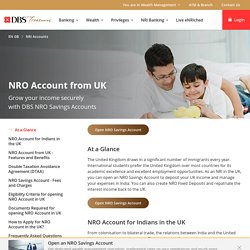 Open NRO Savings Account Online for Indians in UK