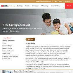Open NRO Savings Account Online for Indians in Singapore