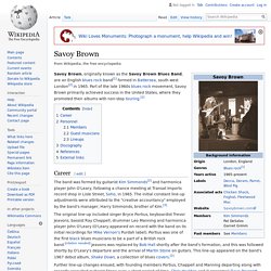 Savoy Brown - Wikipedia
