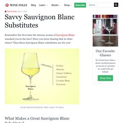 Savvy Sauvignon Blanc Substitutes