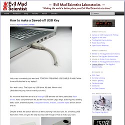 Evil Mad Scientist Laboratories - How to make a Sawed-off USB Ke