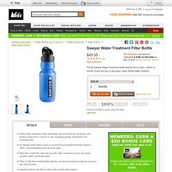 Sawyer Water Treatment Filter Bottle at REI