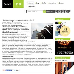 Saxion stopt convenant over SAB