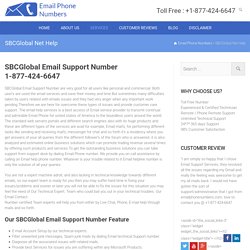 SbcGlobal Net Email Help Number 1-877-424-6647 Net Help