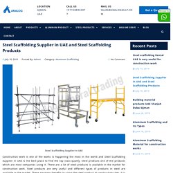 Steel Scaffolding Supplier in UAE