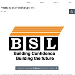 Australia Scaffolding Options - scaffoldingaustralia