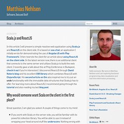 Scala.js and ReactJS - Matthias Nehlsen
