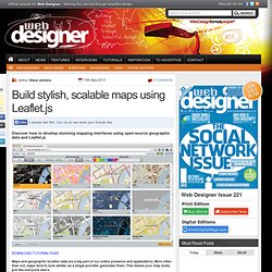 Build stylish, scalable maps using Leaflet.js
