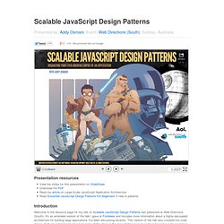 Scalable JavaScript Design Patterns