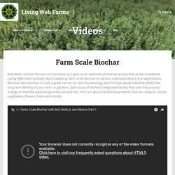 Farm Scale Biochar