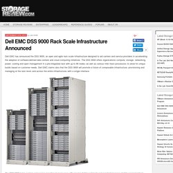 Dell EMC DSS 9000 Rack Scale Infrastructure Announced