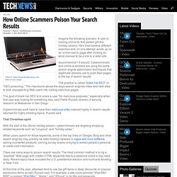 How Online Scammers Poison Your Search Results