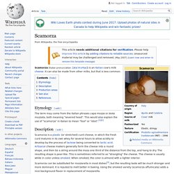 Scamorza - Wikipedia