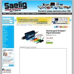 ScanaLogic2 Analyzer / Signal Generator ($99.00) : Saelig Online Store