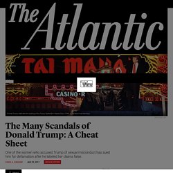 The Many Scandals of Donald Trump: A Cheat Sheet - The Atlantic