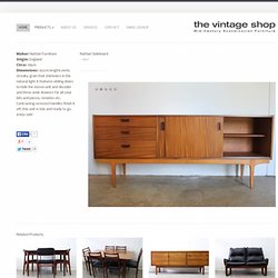 The Vintage Shop « Vintage Mid-Century Scandinavian Danish designed furniture. The Vintage Shop Auckland specialises in vintage retro furniture sideboards & dining suites.
