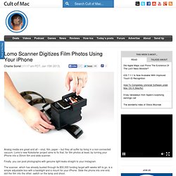 Lomo Scanner Digitizes Film Photos Using Your iPhone