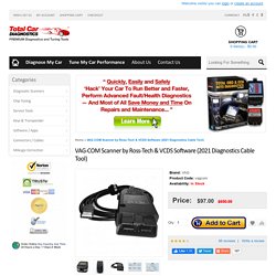 VAG-COM Scanner by Ross-Tech & VCDS Software (2020 Diagnostics Cable Tool)