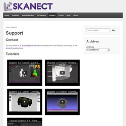 Support - Skanect 3D Scanning Software By Occipital