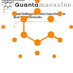 Scant Evidence of Power Laws Found in Real-World Networks