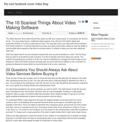The 10 Scariest Things About Video Making Software