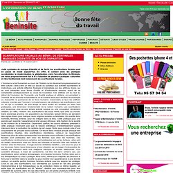 Scarifications faciales au Bénin : De véritables marques d’identité en voie de disparition - BENINSITE.NET 1er Portail Béninois d'Informations