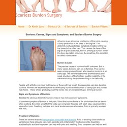 Bunions: Causes, Signs and Symptoms, and Scarless Bunion Surgery
