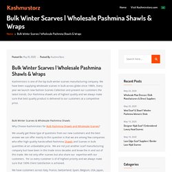Wholesale Pashmina Shawls & Wraps