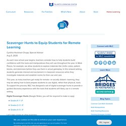 Scavenger Hunts to Equip Students for Remote Learning