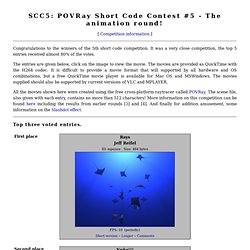 SCC5: POVRay Short Code Contest #5