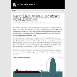 Vague scélérate : un bateau LEGO renversé prouve leur existence