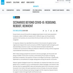 Scenarios Beyond COVID-19: Rebound, Reboot, Reinvent – Nielsen