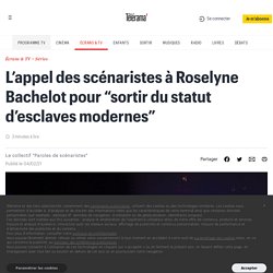 L’appel des scénaristes à Roselyne Bachelot pour “sortir du statut d’esclaves modernes”