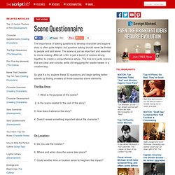 Scene Questionnaire – The Scene