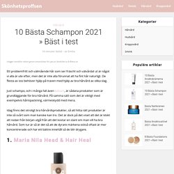 10 Bästa Schampon 2021 » Bäst i test - Skönhetsproffsen