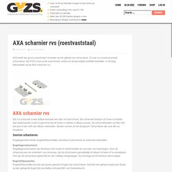 AXA scharnier roestvaststaal