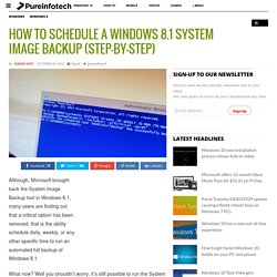 How to schedule a Windows 8.1 System Image backup (step-by-step)