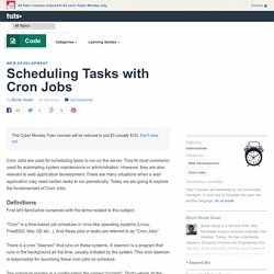 Scheduling Tasks with Cron Jobs