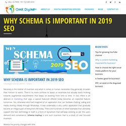 Why Schema is important in 2019 SEO